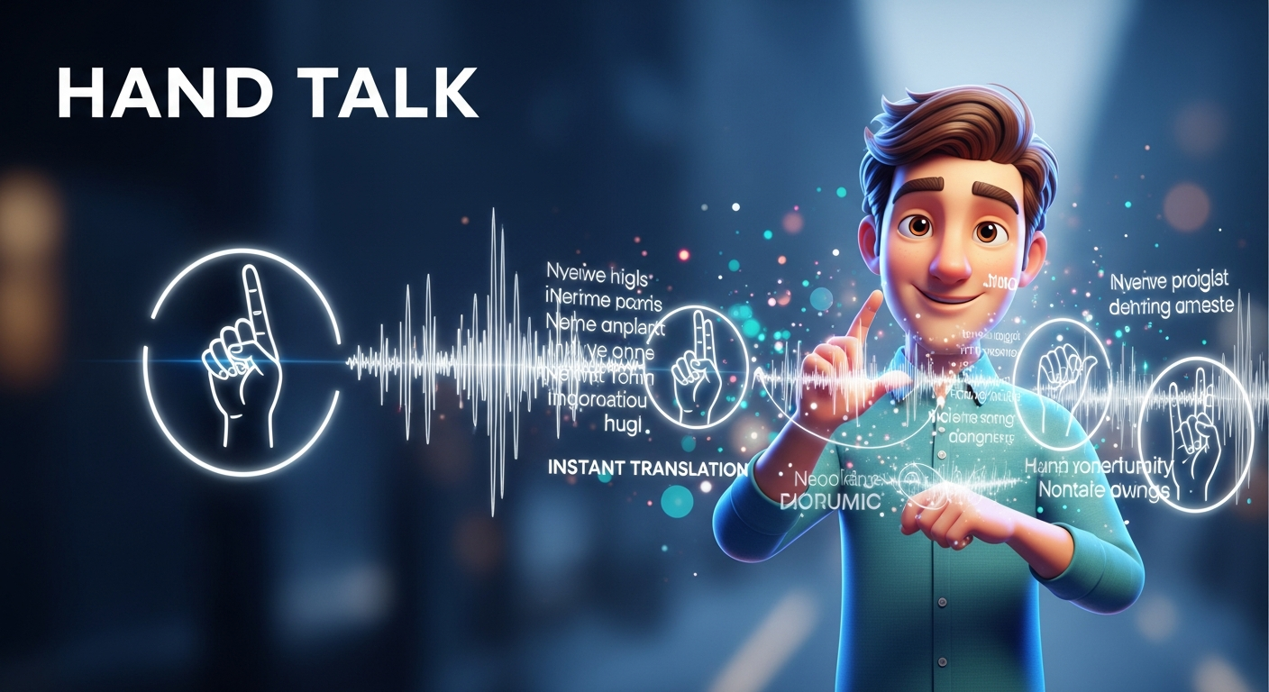 Hand Talk: AI 기반 수화 번역으로 소통의 장벽을 허무는 혁신적인 앱, 4억 6천만 명 이상의 청각 장애인과 연결될 기회를 잡아보세요.